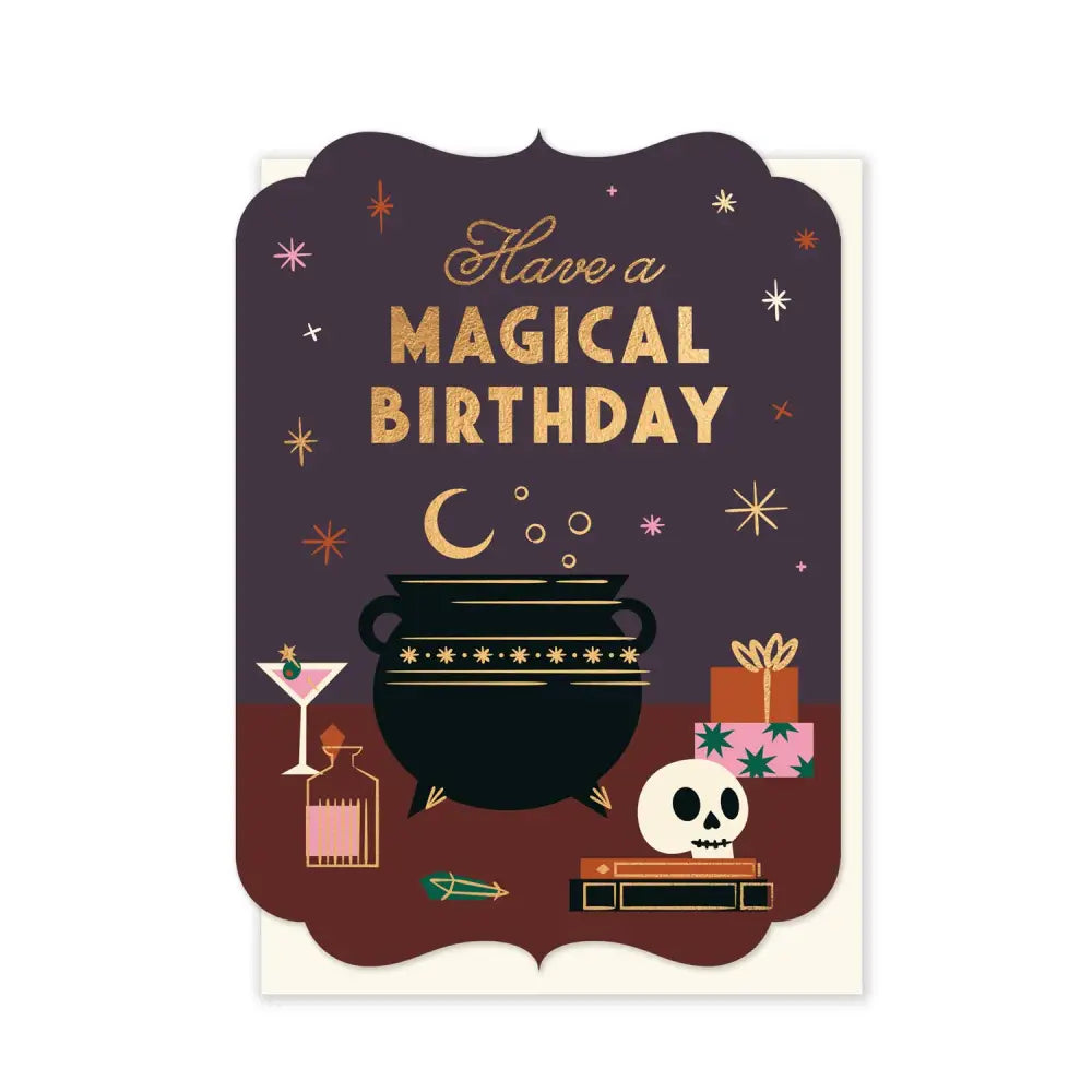 Stormy Knight - Witchy Birthday Card | Luxury Foil Celo Bags
