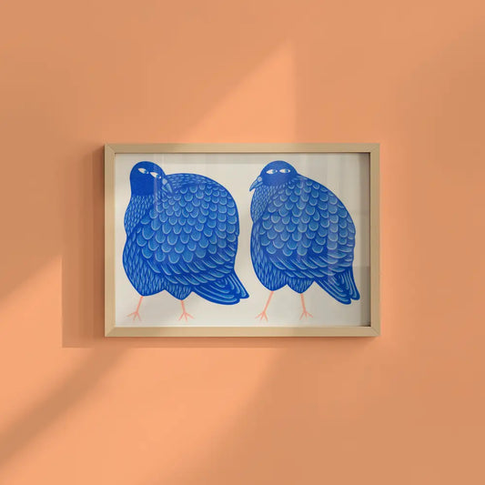 Strangford - Pigeon Fancier Riso Print