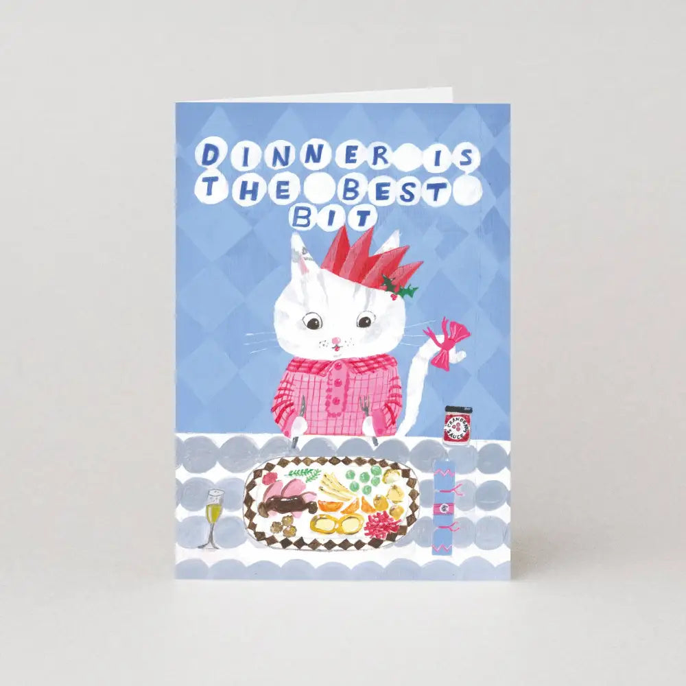Studio Boketto - Dinner Is The Best Bit Card | Christmas | Holiday