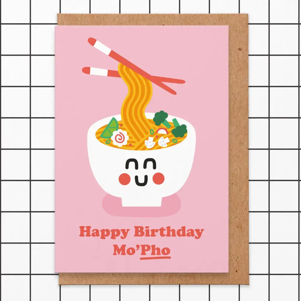 Mo’pho’ Birthday Card - PABOOM