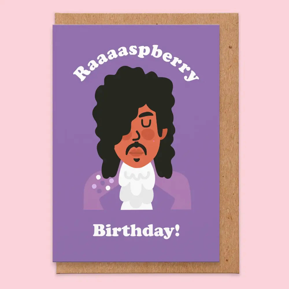 Raspberry Birthday Card - PABOOM