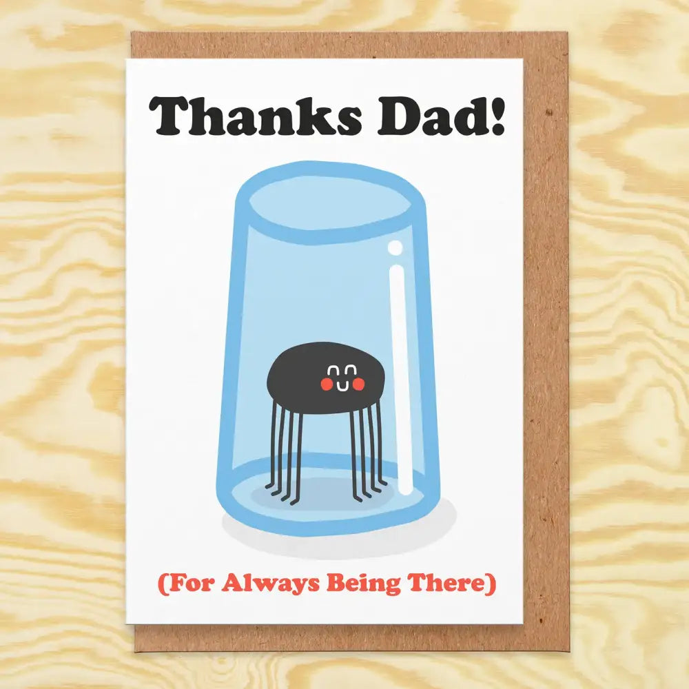 Thanks Dad (For Always Being There) Card - PABOOM