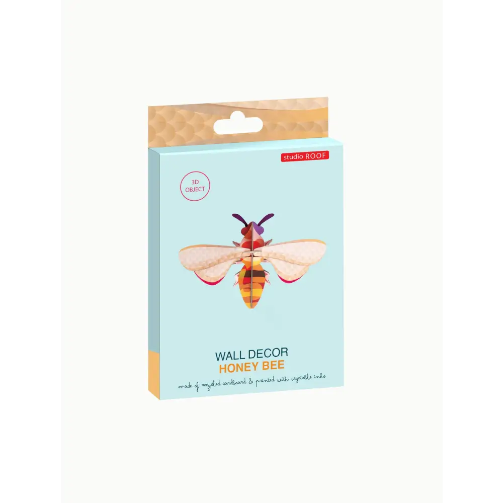 Studio Roof (no tariffs) - 3D Wall Art - Insect - Honey Bee