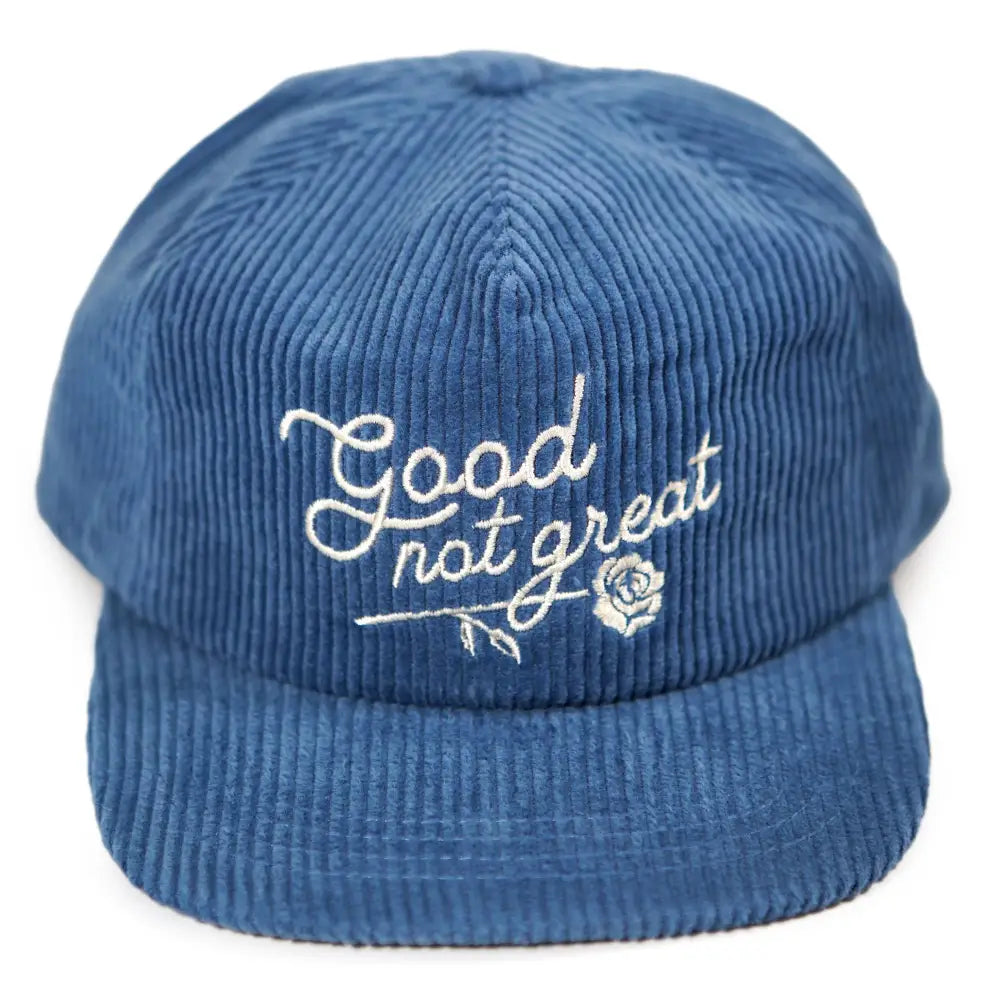 Stuntin Goods - Good Not Great Corduroy Hat Smoky Blue