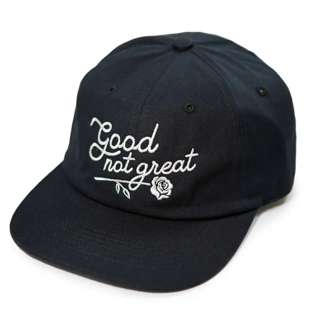 Stuntin Goods - Good Not Great Unstructured Hat Black