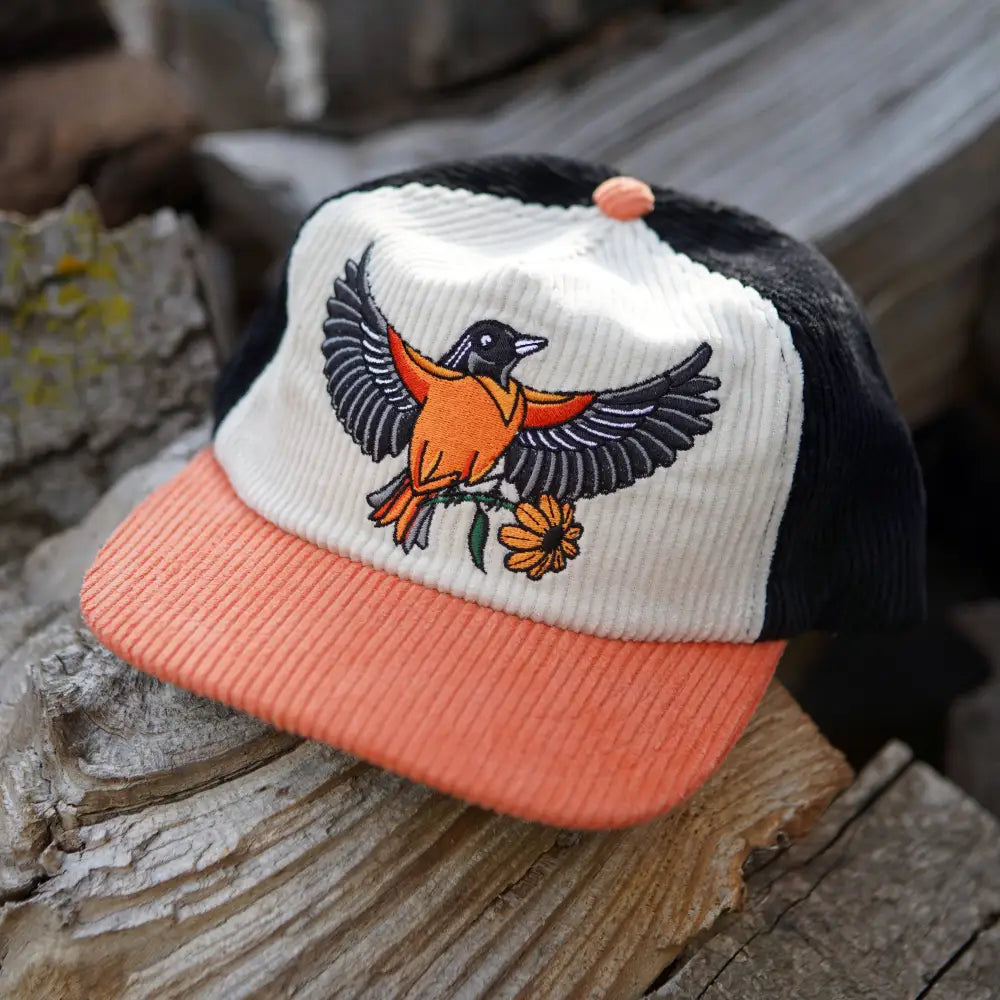 Oriole Two-Tone Corduroy Hat - PABOOM