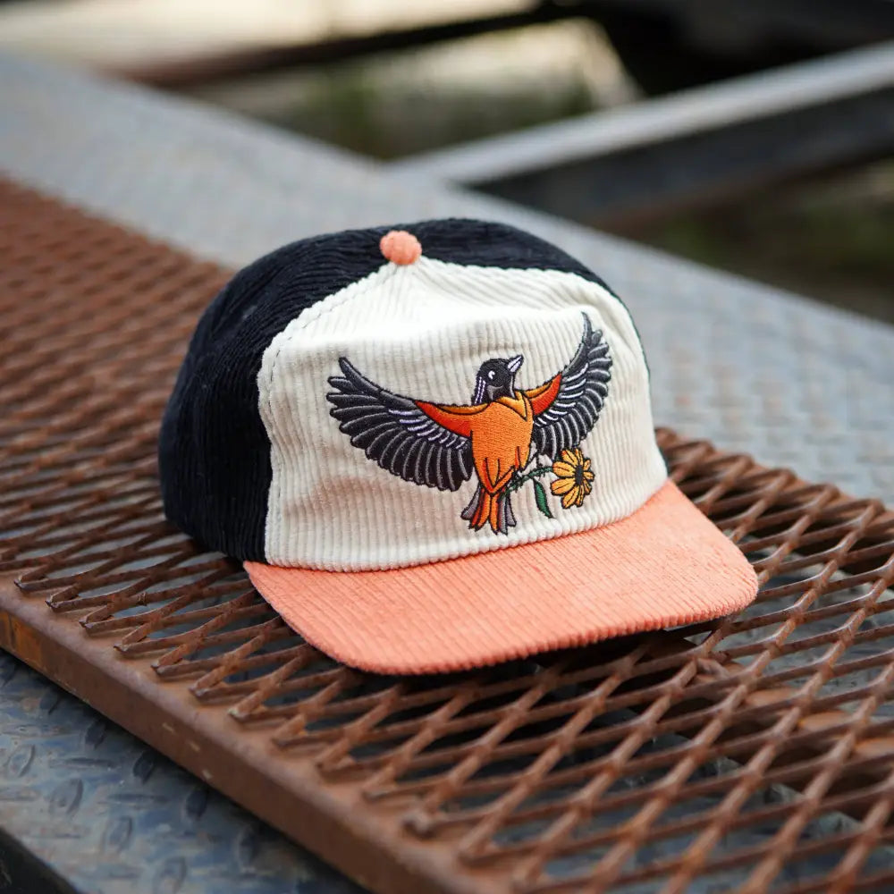 Oriole Two-Tone Corduroy Hat - PABOOM