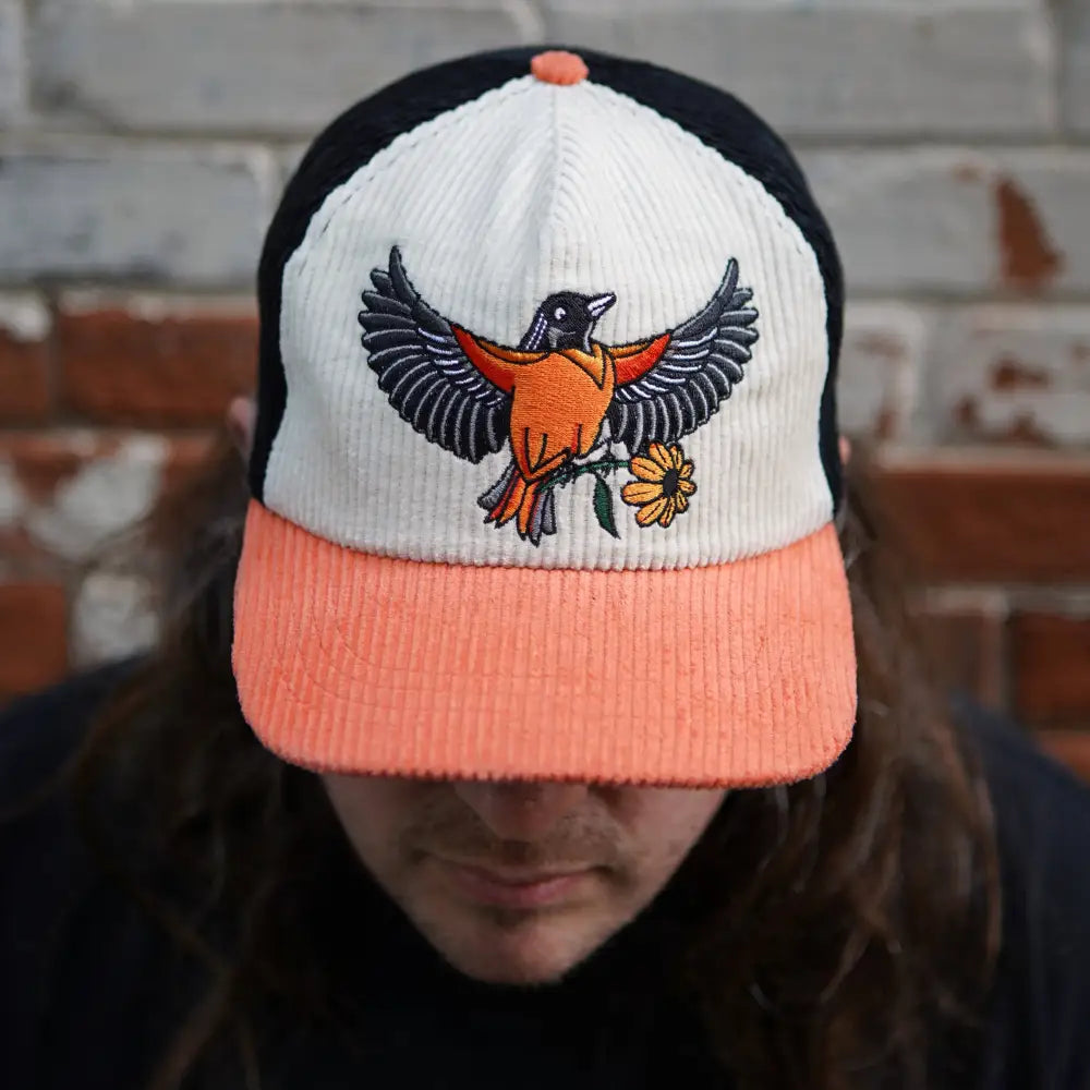Oriole Two-Tone Corduroy Hat - PABOOM