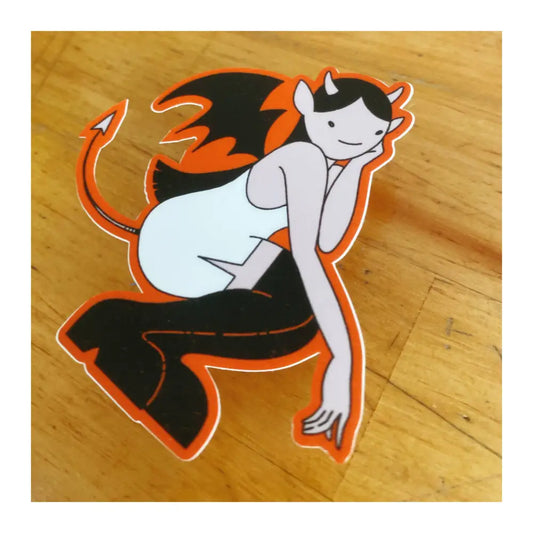 Bat Demon Girl Sticker - PABOOM