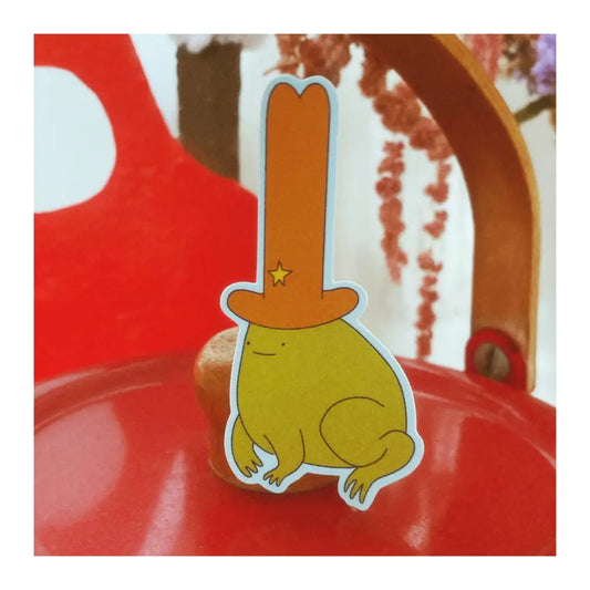 Cowboy Frog Sticker - PABOOM