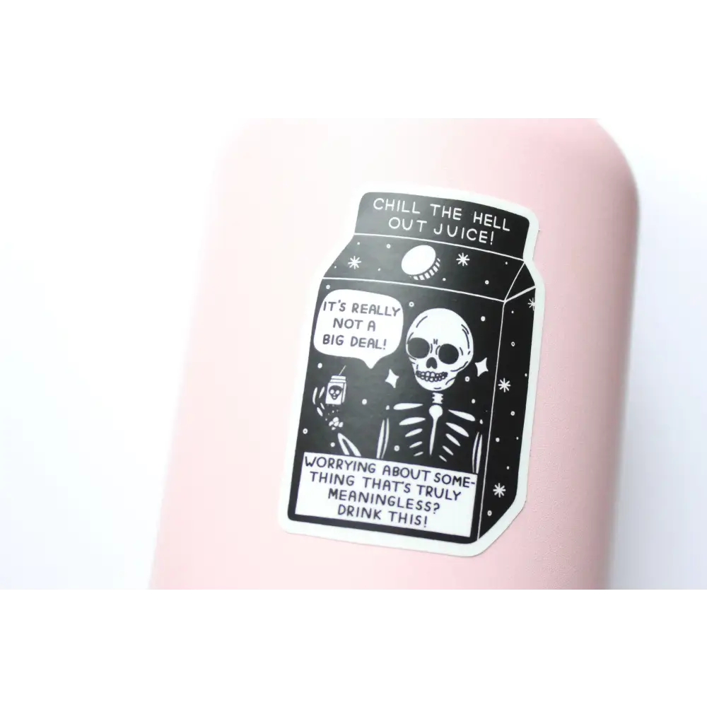 Chill The Hell Out Sticker - PABOOM