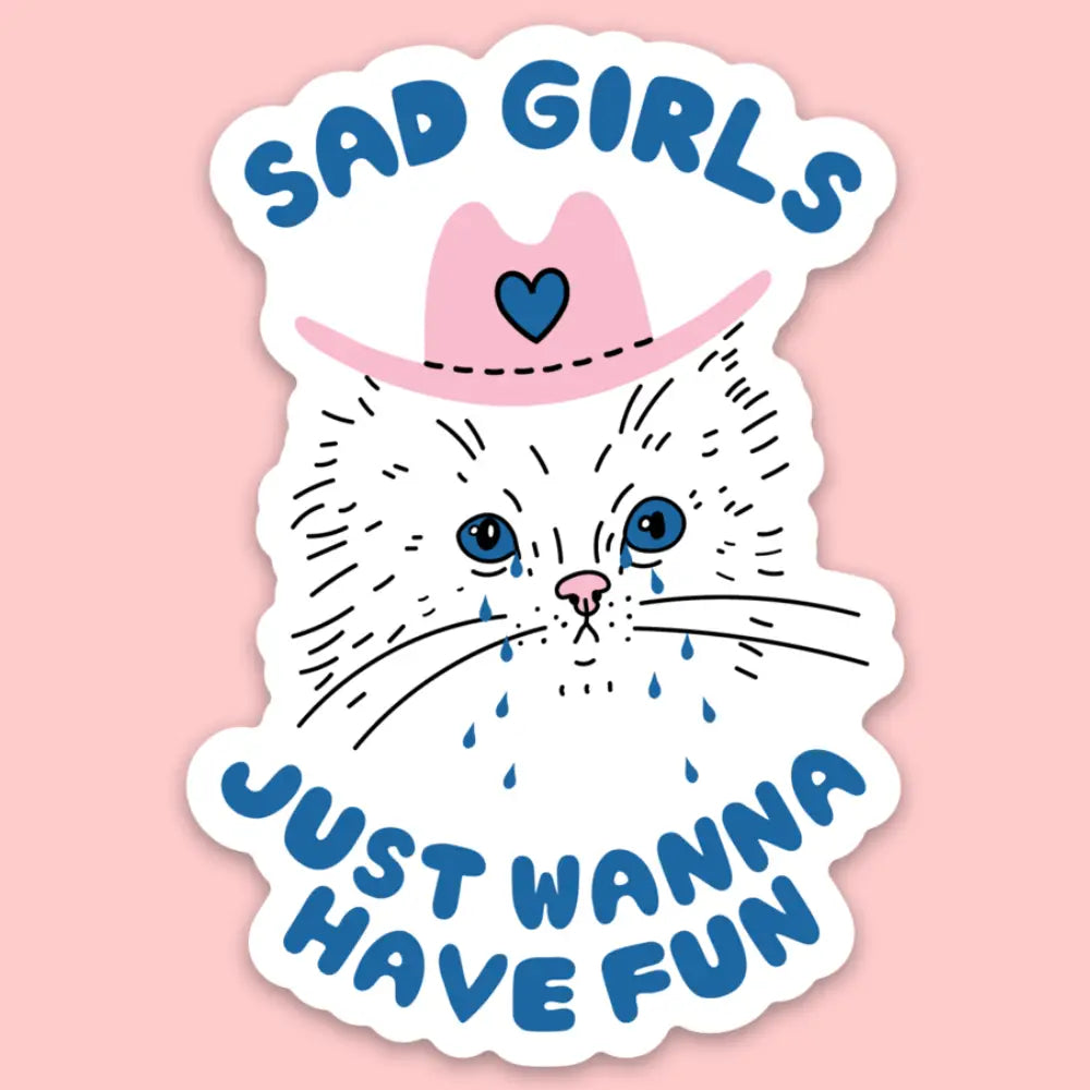 Sad Girls Sticker - PABOOM