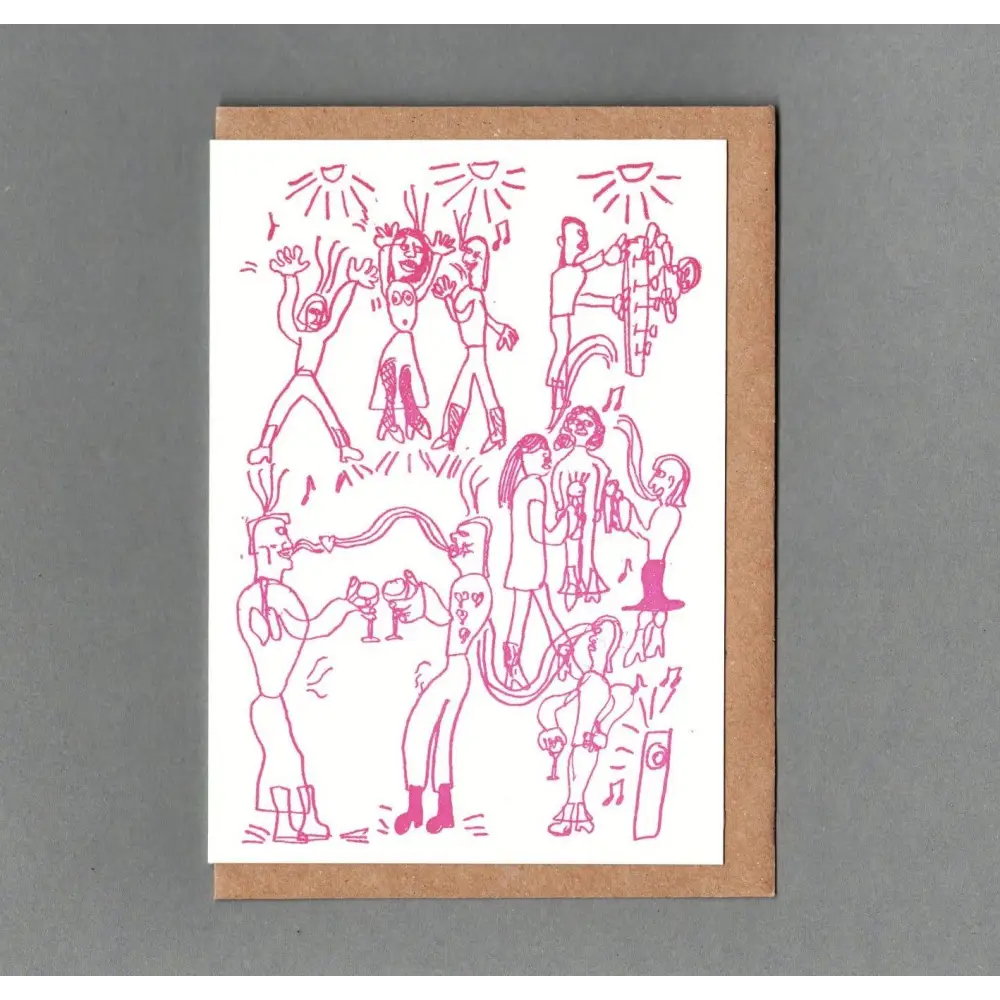 The Passenger Press - Party Letterpress Card