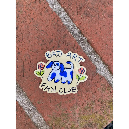 Bad Art Fan Club Sticker - PABOOM