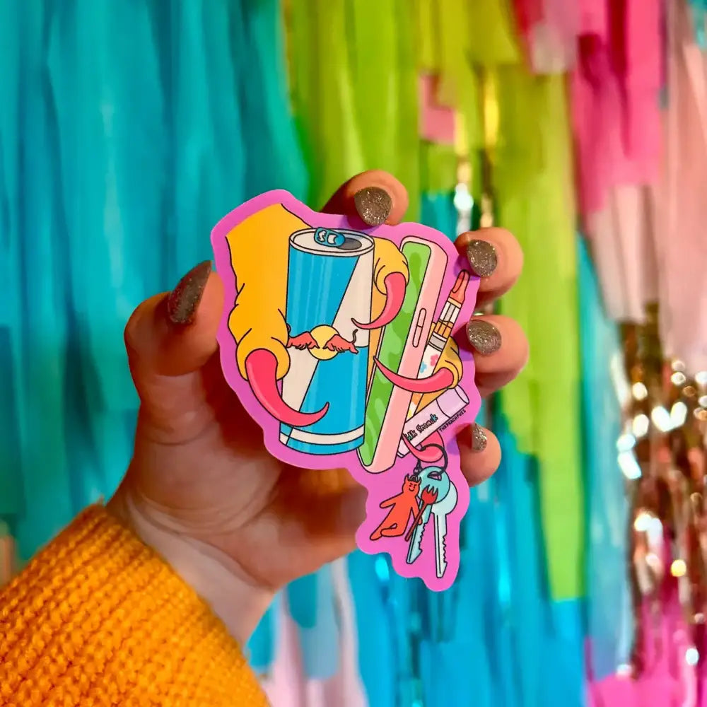 Girl Claw Sticker - PABOOM