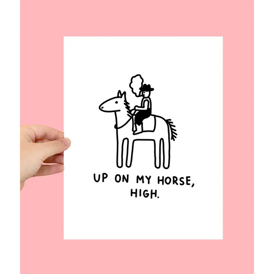 High Horse Print - PABOOM