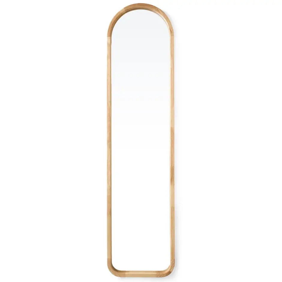Nieve Wood Arch Floor Mirror - PABOOM