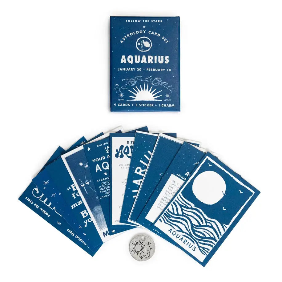 Astrology Card Pack, Aquarius - PABOOM