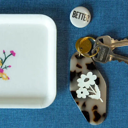 Floral Press Key Tag - Blossom - PABOOM