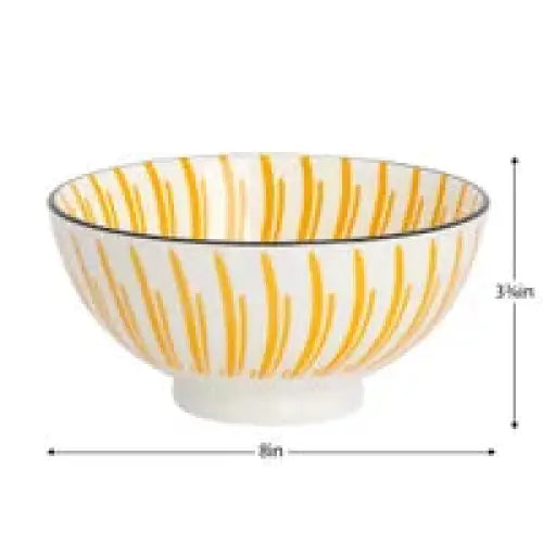 Kiri Bowl Large Yellow Sunburst - PABOOM
