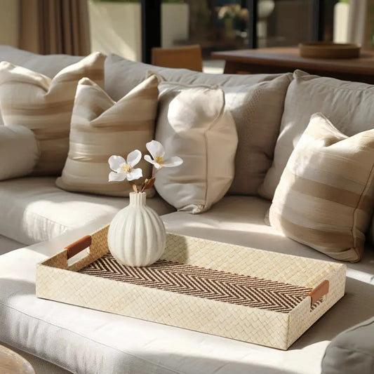 Pandan Chevron Design Tray - PABOOM