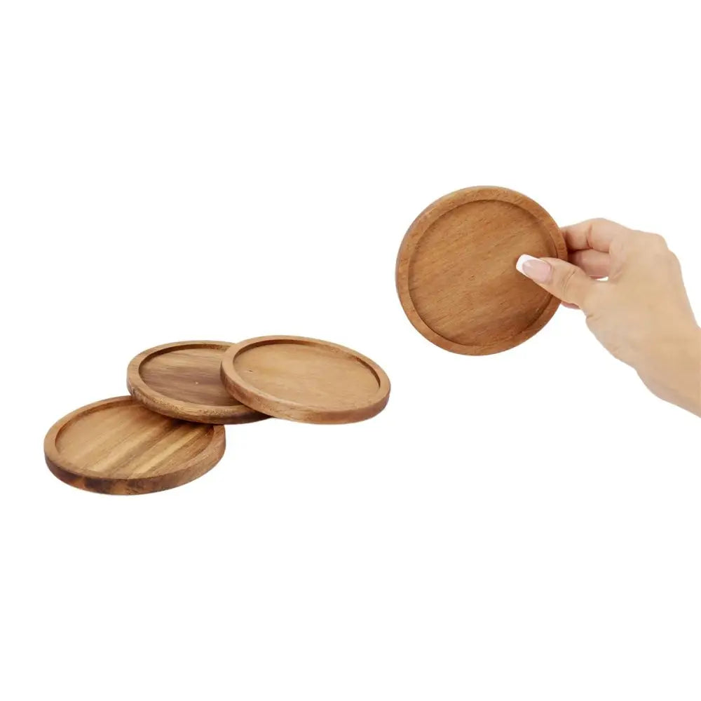 Acacia Wood Coasters - PABOOM
