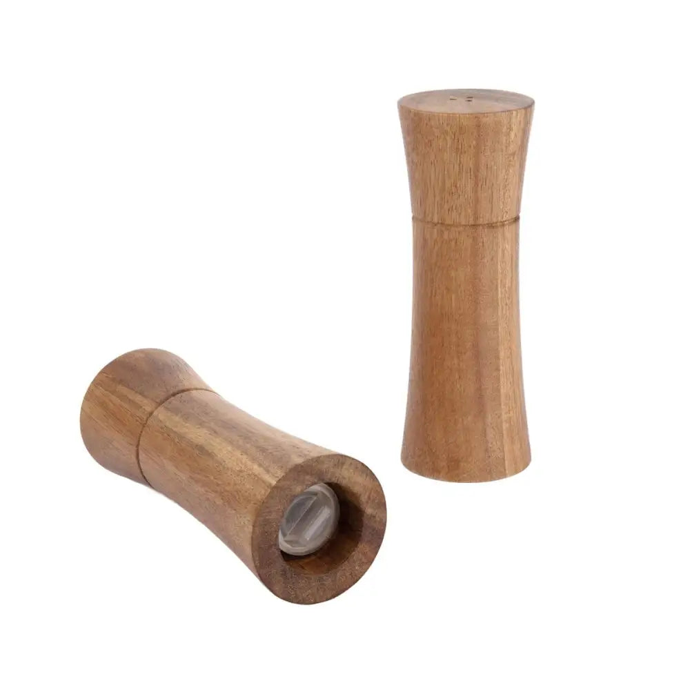 TRUU DESIGN - Acacia Wood Salt + Pepper Shakers