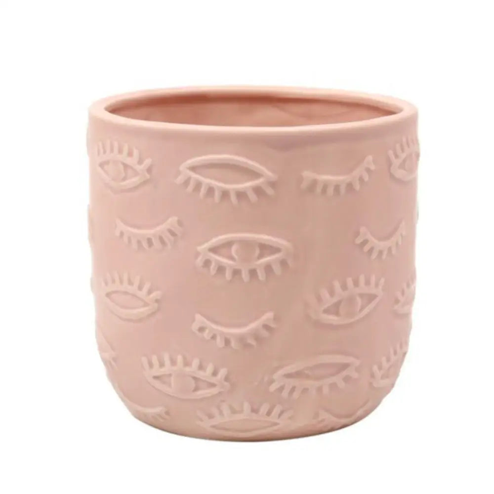 All Eyes Pink Planter - PABOOM
