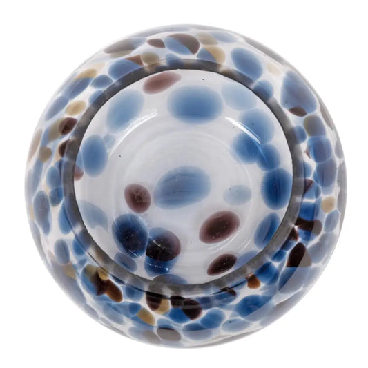 Bubble Blue Glass Vase - PABOOM