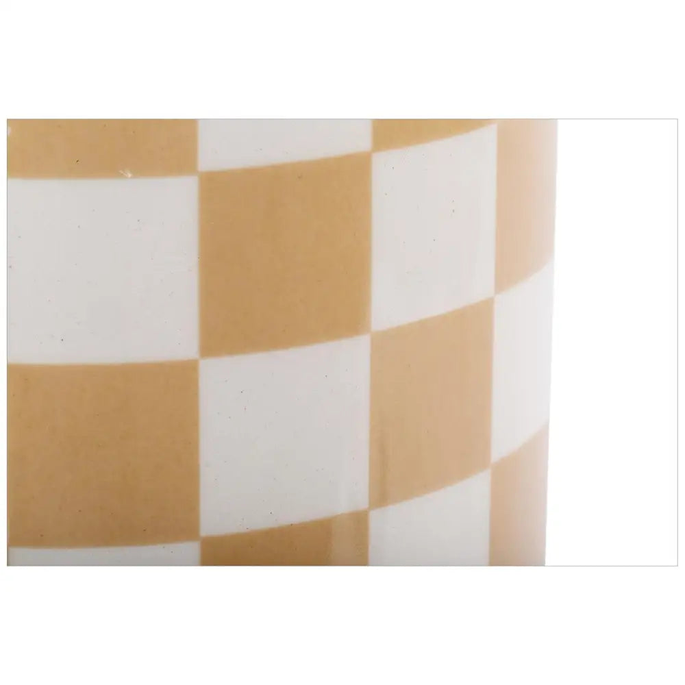 Checkered Cylinder Wheat Vase - PABOOM