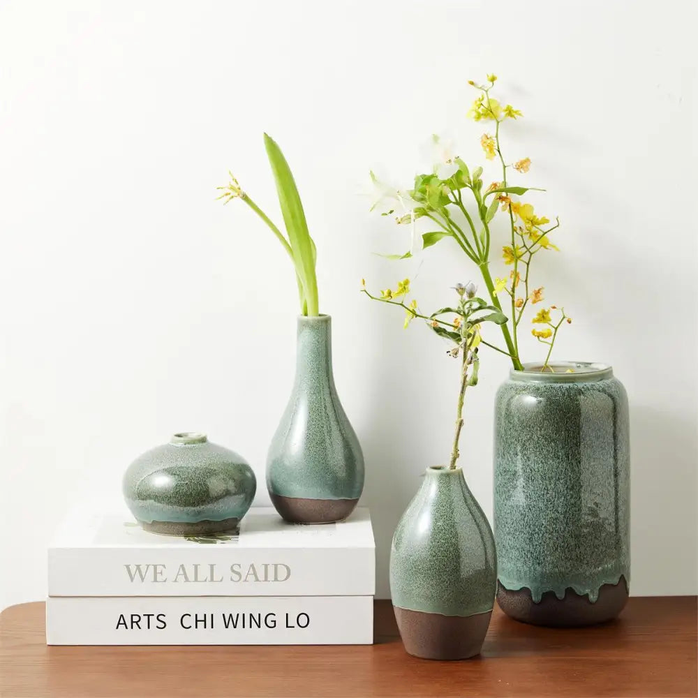 Dipped Glaze Ceramic Vase - PABOOM