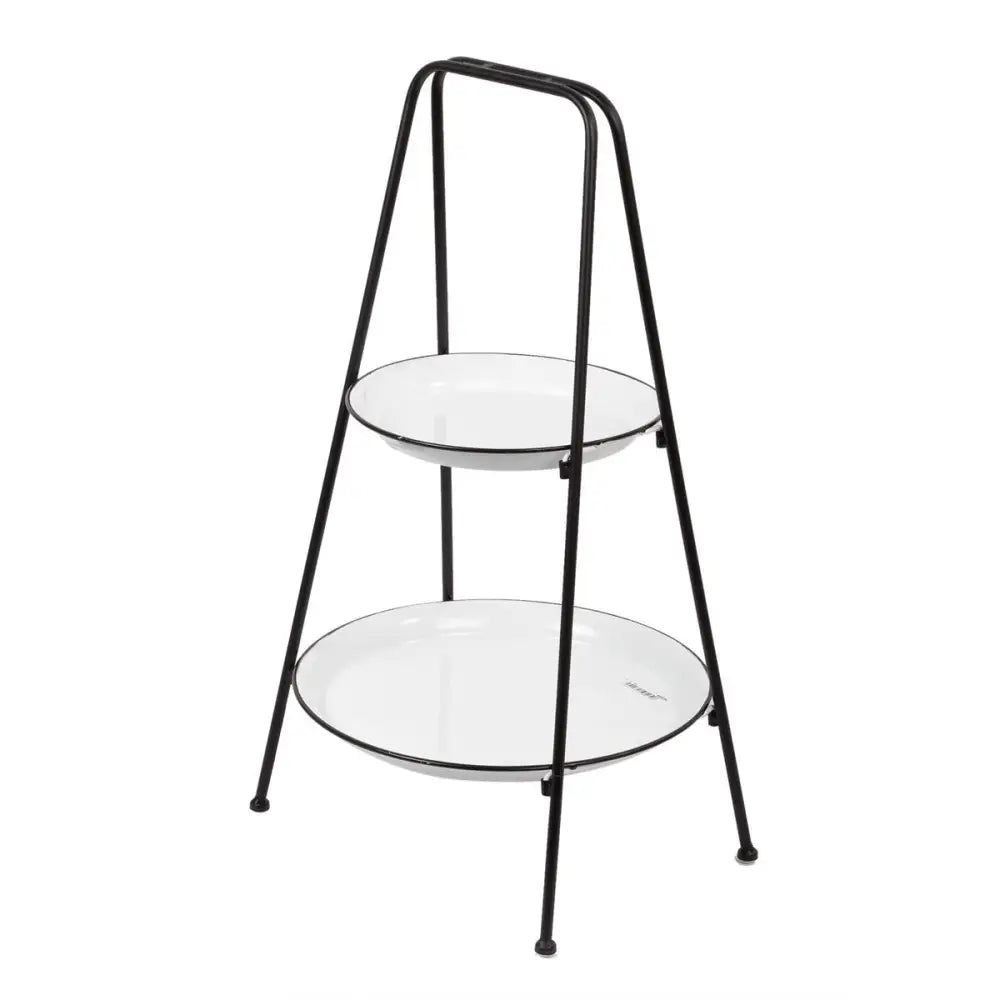 Farmhouse Enamelled 2-Tier Stand - PABOOM