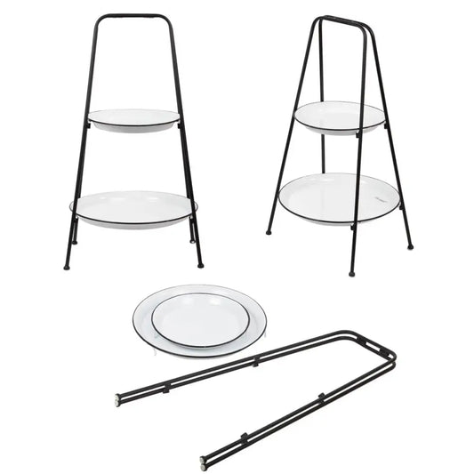 Farmhouse Enamelled 2-Tier Stand - PABOOM