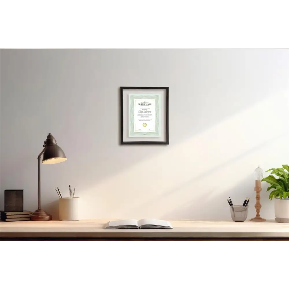 Floating Document Frame - PABOOM