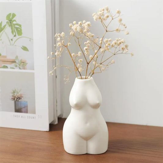 Gloss White Body Vase - PABOOM