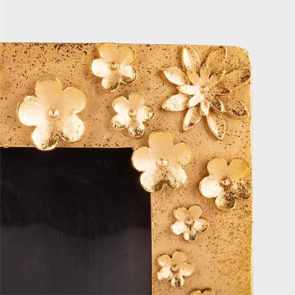TRUU DESIGN - Gold 3D Blossoms Photo Frame