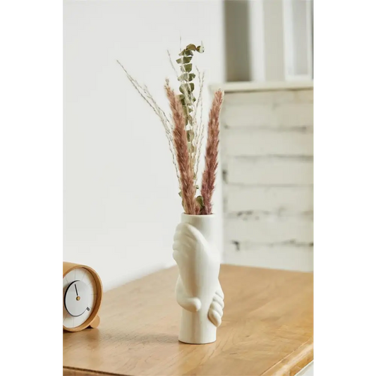 Grasp Matte White Vase - PABOOM