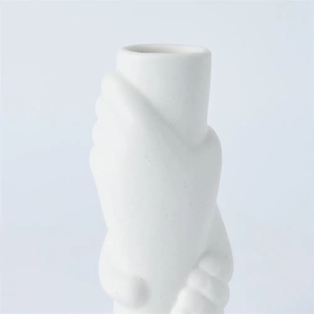 Grasp Matte White Vase - PABOOM