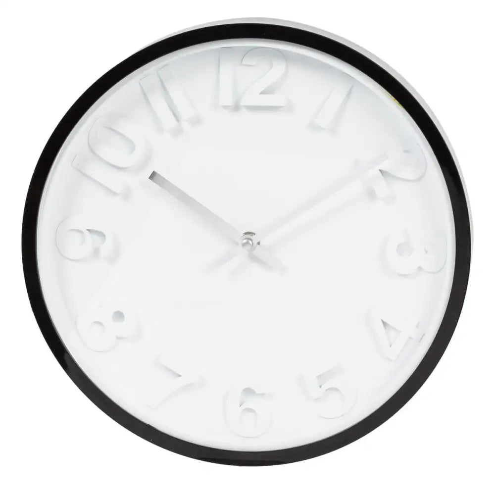 TRUU DESIGN - Imprint Black Wall Clock