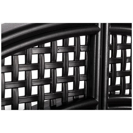 Rattan-Look Round Mirror - PABOOM