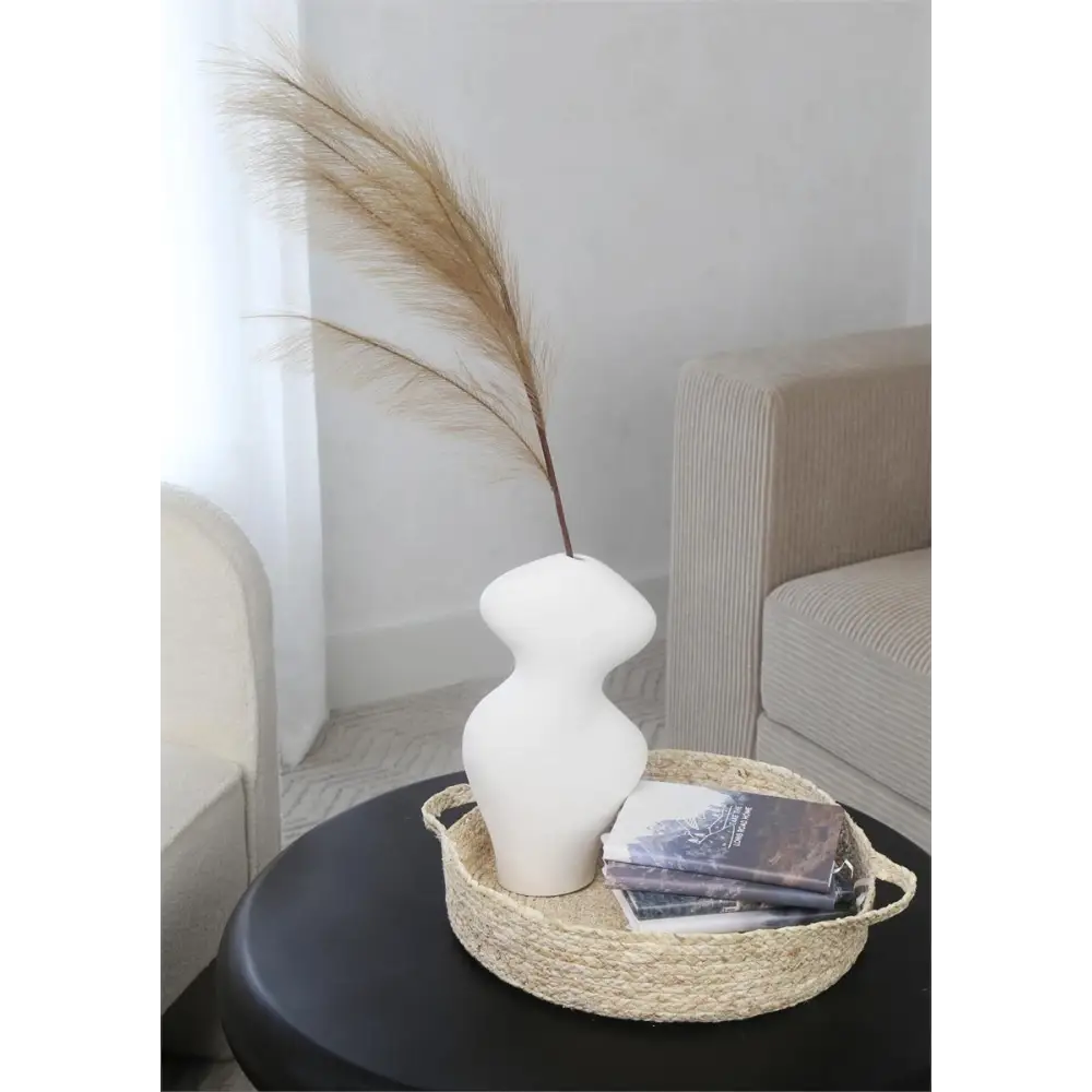 Wavy White Vase - PABOOM