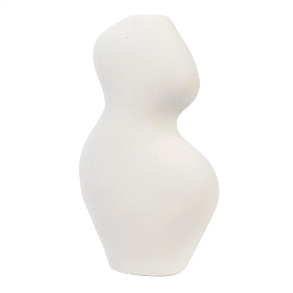 Wavy White Vase - PABOOM