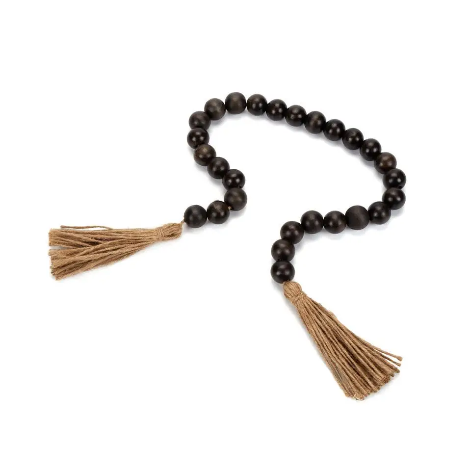 Wood Bead Garland Black - PABOOM