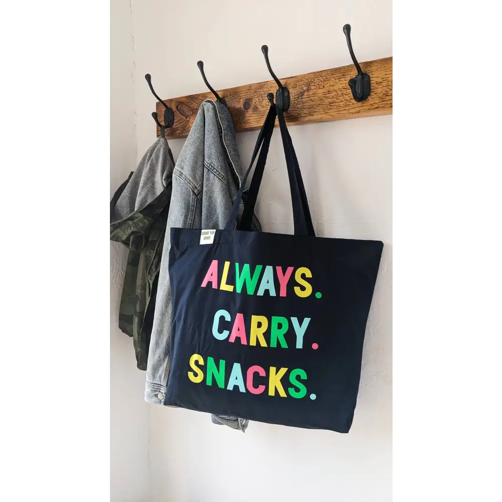 The Navy Always Carry Snacks Tote - PABOOM