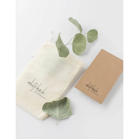 Whitebirch Handmade Goods - Brass Small Stacked Statement Earrings Raw Hooks