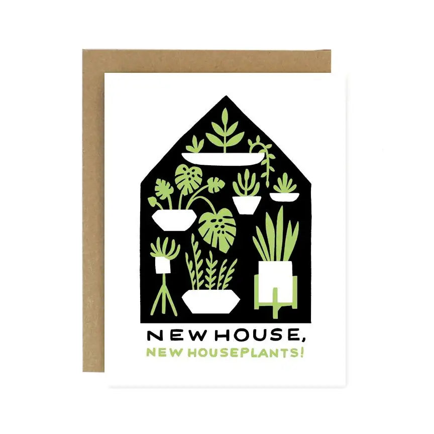 Houseplants Housewarming Card - PABOOM