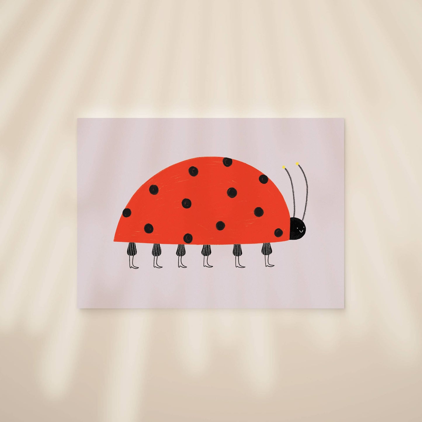 Ladybird Postcard Print