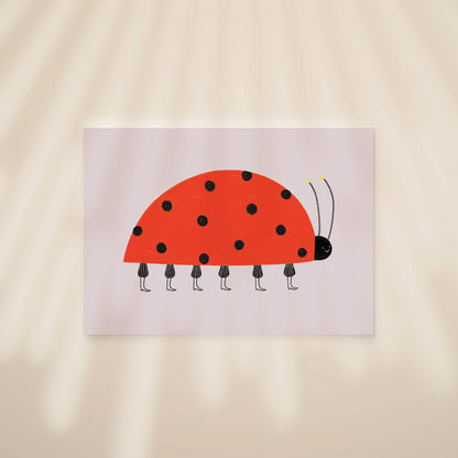 Ladybird Postcard Print