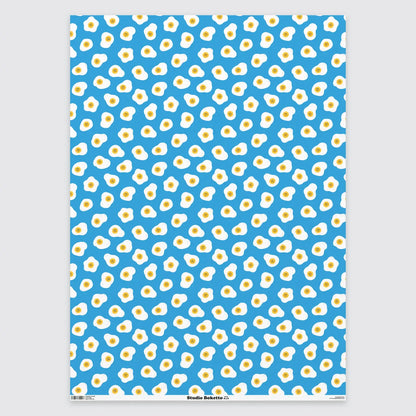 Fried Eggs Wrapping Paper