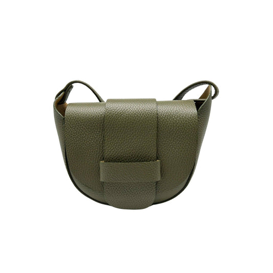 Margot Grained Leather Crossbody Bag - Persimmon